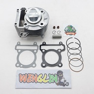 เสื้อ + ลูกสูบ หลบวาล์ว MIO / FINO ลูก 59 **คาร์บู** เสื้อสูบ มีโอ ฟีโน่ เสื้อสูบเเต่ง 59