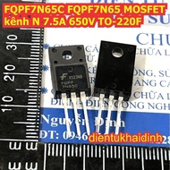 3pcs FQPF7N65C FQPF7N65 7N65C 7N65 N-channel MOSFET 7.5A 650V TO-220F kde7138