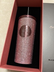 絕版 全新 星巴克 Starbucks Blackpink Lisa tumbler 粉鑽杯