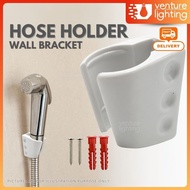 ABS Sprayer Hose Holder Wall Bracket Bathroom Handheld Toilet Hose Bracket Kepala Shower Holder Bidet Shower Bracket