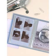 Korea Korea WANNATHIS Simple Transparent Photo Album Four Palace Grid 20cm Photo Storage Book Life F