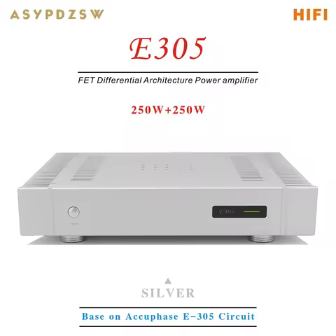 HIFI E305 FET Differential Architecture Power Amplifier Base on Accuphase E-305 Circuit 250W+250W