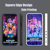 Casing For OPPO A71 F9 Pro Reno6 Z Reno5 A94 A8 A31 2020 A1K A7X Kpop Demon Hunters Pink Aesthetics 