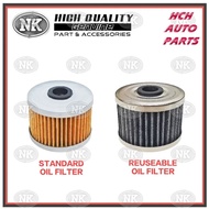 OIL FILTER (RACING REUSEABLE & STD) - KAWASAKI - Z250 SL/ NINJA 250SL/ Z125 PRO (PARTS NO. - 52010-0