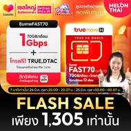 [ดีลปันโปร ซิมโปรพิเศษ] *ส่งฟรี* ซิมเทพ ซิมทรูมูฟ Sim True 30Mbps 15Mbps 6Mbps ซิมเน็ตรายปี Maxspeed
