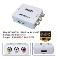 Hdmi TO AV Cheap CONVERTER - MINI HDMI - RCA MINI HDMI CONVERTER - HDMI TO TV Tube