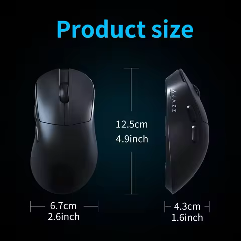 AJAZZ Wireless Gaming Mouse 3 Model With Magnetic Attraction Charging Base PAW3311 Sensor 12000 DPI 