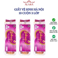 High quality Hanoi Silk Toilet Paper, 3-Layer Toilet Paper With Thick, Smooth Paper, Comes With 270-
