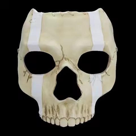 Halloween 2023 Call of Duty Warzone 2Call of Duty Skeleton Ghost COS Costume Resin Mask