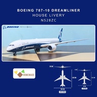 Boeing 787-10 Airplane Paper Model Kit Boeing_House Livery Factory Version