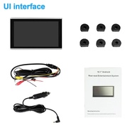 HRX1005A Headrest Monitor Tablet For Car Rear Seat Player Android 9.0 10.1 inch IPS Touch Screen Vid