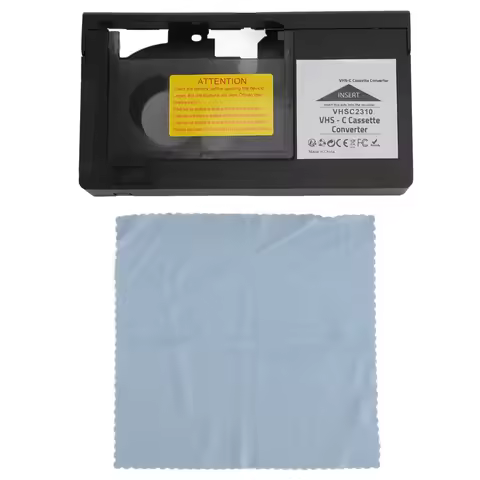 Camcorders Cassette Adapter Cassette Adapter Playback Recording Simple Compact Motorized for S‑VHS‑C