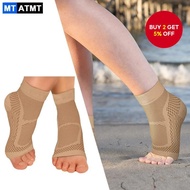Ankle Brace Compression Sleeve - Alleviates Achilles Tendonitis & Joint Pain | Plantar Fasciitis Soc