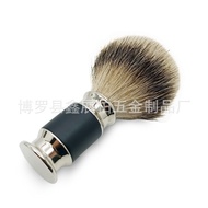 Men Care Badger Hair Shaving Tool Facial Cleansing Foaming Beard Brush Fiber Hair Shaving Foaming Sh