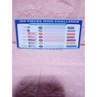 PRINTED CHART(100 PIECES IPON CHALLENGE) STICKER PAPER/PHP10 ONLY