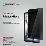 AMAZINGthing - 新款iPad Mini 7 保護膜 防窺鋼化玻璃保護貼 橫向兩側防偷窺 兼容iPad Mini 6