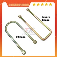 U-Bolt Nut UBolt U Clip Clamp Bracket Screw Lowered Lift Up 4x4 4x2 4WD 2WD Pickup Truck Van Triton 