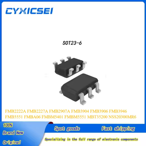 50pieces FMB2222A FMB2227A FMB2907A FMB3904 FMB3906 FMB3946 FMB5551 FMBA06 FMBM5401 FMBM5551 MBT3520