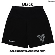 VATEMON กางเกงวิ่ง BELT BASIC SHORT AERO WAVE  สำหรับผู้ชาย