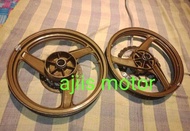velg pelek racing DEPAN BELAKANG Kawasaki ninja RR ring-17