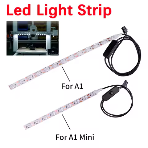 Upgrade Led Light Strip For Bambu Lab A1/A1mini Ra95 Fill Light 24V White Light Super Bright For Bam