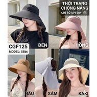 OPEN HEAD SUNSCREEN HAT WITH NECK COVER – COOL, FASHIONABLE FOR WOMEN UV Hat Women Sun Hat UV Women 