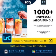 [LR] 1000+ Bundle Lightroom Presets | Lightroom Pc + Mac + Free Gift