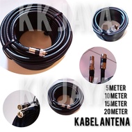 Kabel Antena TV DIGITAL Murah Bagus Jak Besi/Kabel antena 10M 10meter , 15 metar dan 20 meter,5m,2m,1m/ set top box &amp; ANTENA TV UHF Digital Matrix TANPA KABEL/antena TV digital terbaik