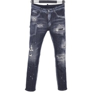 6060 Four Seasons DSQUARED2 Jeans Men's Black Denim Jeans Men