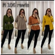 KEMEJA Rawis Women's Shirt B59 Long Sleeve