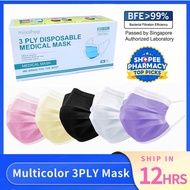 mixshop 3PLY disposable Medical mask & face mask for Adults and Kids, 99% BFE