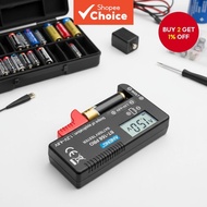 LCD Display Battery Tester - Lithium Battery Capacity Checker for AA, AAA, Button Cell