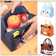 ALMA Insulated Lunch Box Bags, Thermal Bag Portable Cartoon  Lunch Bag,   Cloth Lunch Box Accessories Tote Food Small Cooler Bag