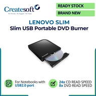 [READY STOCK] Lenovo 8A8NH13C/8A5NH11C Slim USB Portable DVD Burner WITHOUT BOX