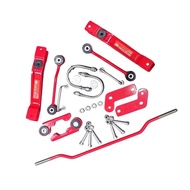 Ford Ranger Modification Anti-Tip Stabilization พวงมาลัยฐานแผ่นเสริมสร้าง Stable ดึงบาร์ฐานแผ่น