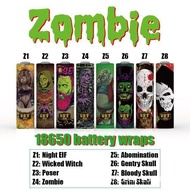 18650 Battery PVC Skin Sticker Shrinkable Wrap Cover Sleeve Heat Shrink Re-wrapping for Batteries Wr