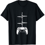 Gamer Heartbeat Funny Video Game Gift Men Gamer T-Shirt
