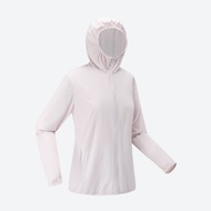 QUECHUA 女款抗 UV 外套 HELIUM 100－淡紫色
