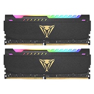 Patriot Viper Steel RGB DDR4 RAM 16GB (2X8GB) 3200MHz CL18 UDIMM Desktop Gaming Memory Kit - PVSR416