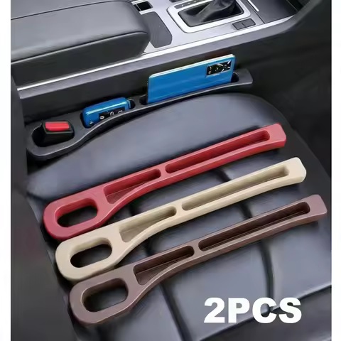 Car Seat Gap Filler Storage Box, Dual Slot Design, Durable Leak-Proof Material, Can Store Keys, Phon