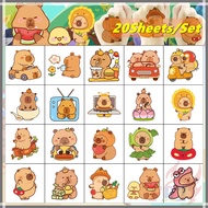 20Sheets/Set ❤ Capybara Temporary Tattoo Stickers ❤ Waterproof Tattoos for Sexy Arm Clavicle Body Ar