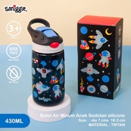 SMIGGLE junior Botol Air Minum Anak Sedotan silicone 430ml dan 750ml BPAFREE/botol smiggle dino/boto