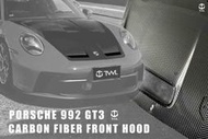 TWL台灣碳纖 Porsche 992 911 GT3 GTS適用 全碳纖維現貨前箱蓋GT3款Carrera改裝前置物蓋
