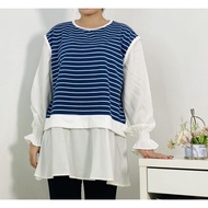 Blouse tery salur combination ft5588