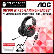 AOC GH300 WIRED USB GAMING HEADSET WITH MIC