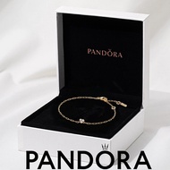 100% genuine S925 sterling silver jewelry bracelet pendant Era Bezel Lab-Grown Diamond Cluster Paper