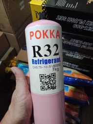 R32 Refrigerant Freon 800g (Pokka Brand) in can for Car Aircon or Refrigerator