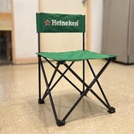 §馥康雜貨鋪§Heineken海尼根啤酒紀念椅 戶外 登山 露營 (附收納揹帶) 絕版收藏品