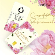 GDORA Gold Bar 0.25gram '' Achievement '' 999.99