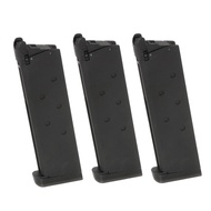 Airsoft Spare Parts Golden Eagle 3pcs 28rd Gas Magazine for JG Golden Eagle 3308 3309 Bell Army Toky